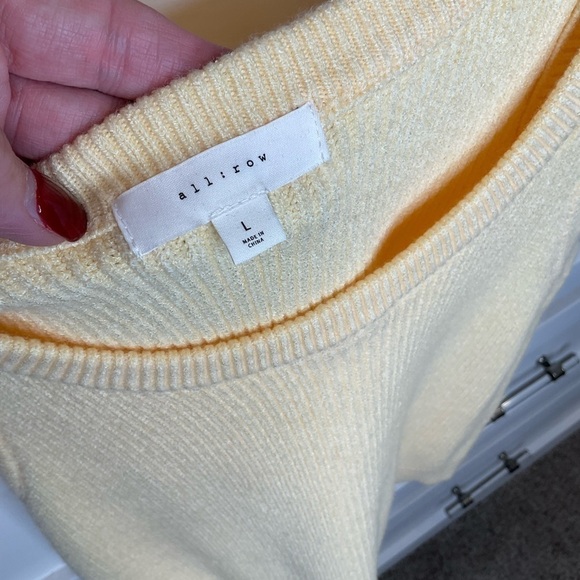All: Row , Yellow sleeveless sweater top - Picture 3 of 4